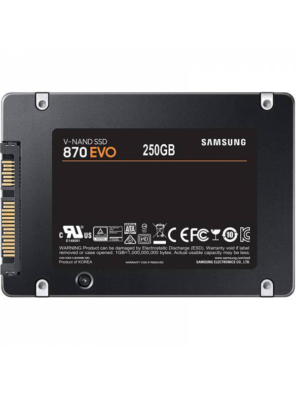 DISCO SSD 250GB SAMSUNG        SATA3 EVO 870 PN: MZ-77E250BEU EAN: 8806090545931