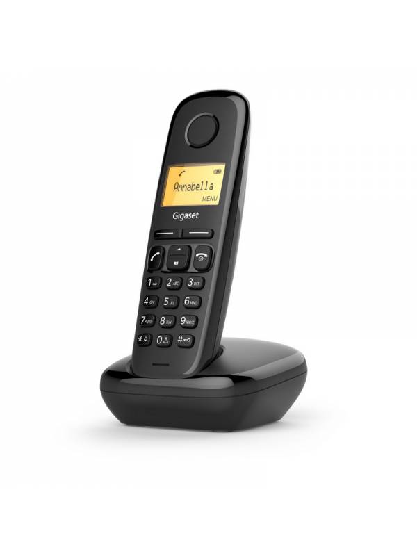 TELEFONO FIJO GIGASET A170     NEGRO PN: S30852-H2802-D20 EAN: 4250366850764