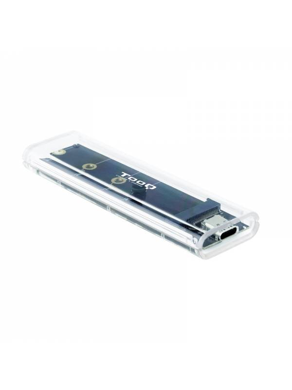 CAJA M.2 NVME USB 3.1 TOOQ     TQE-2220 TRANSPARENTE PN: TQE-2200 EAN: 8433281013209