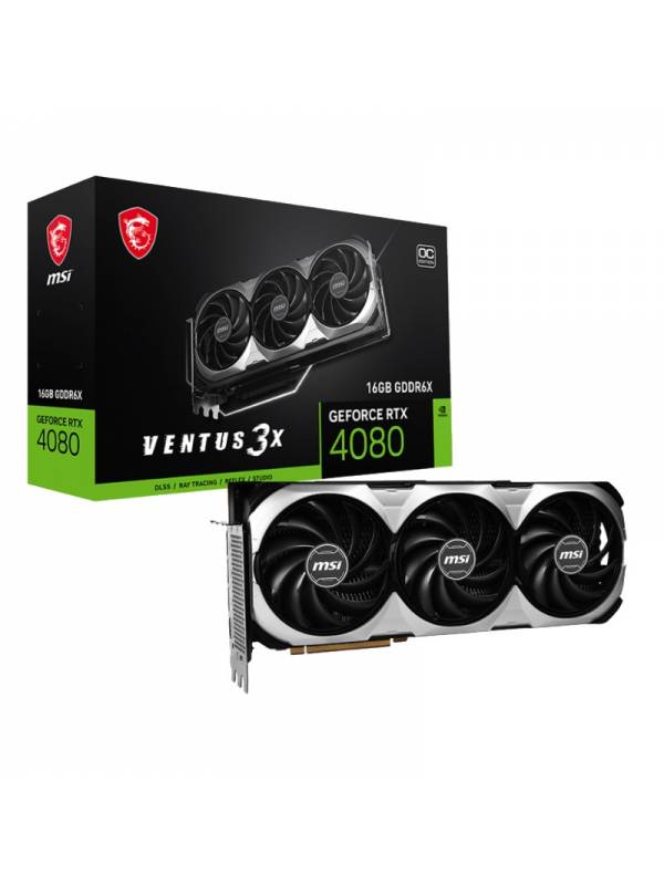 VGA RTX4080   16GB GDDR6X MSI  VENTUS 3X OC PN: 912-V511-009 EAN: 4711377026352