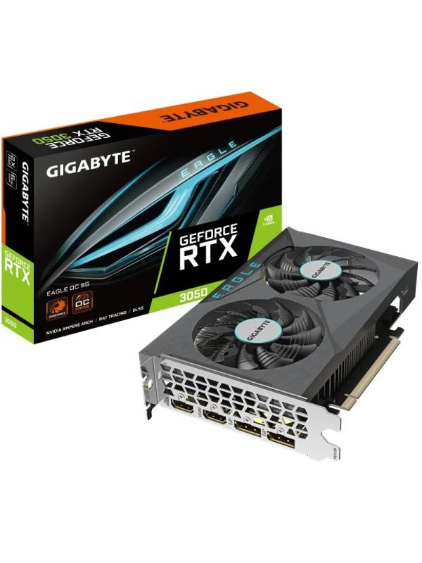 VGA RTX3050    6GB GDDR6  NVID IA GIGABYTE EAGLE OC EDITION PN: GV-N3050EAGLE OC EAN: 4719331354237