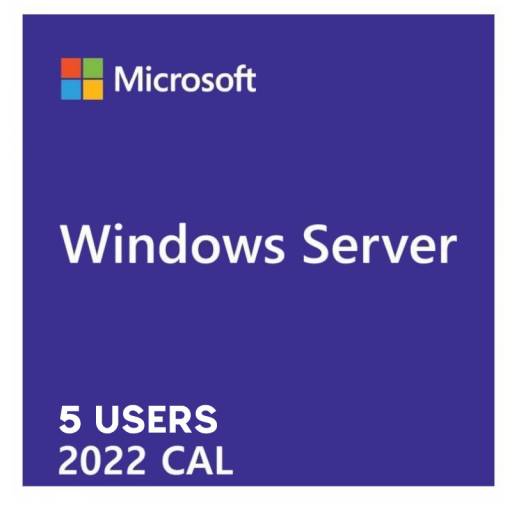 LICENCIA CAL 5 USUARIOS 2022   WINDOWS SERVER PN: R18-06476 EAN: 889842772012