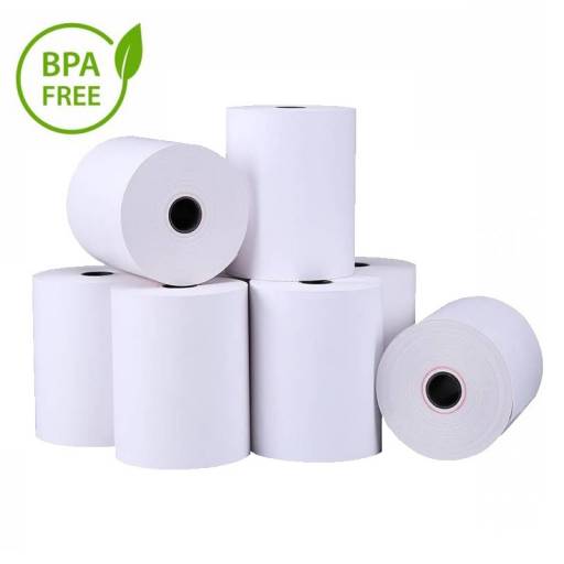 PAPEL TERMICO CAJA 100 ROLLOS  60X55X12 SIN BISFENOL A PN: 1451 EAN: 10000000002746