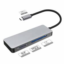 LECTOR EXT. PLATINET 3&1 USB-C  GRIS ALUMINIO PN: PMMA7056 EAN: 5907595447072