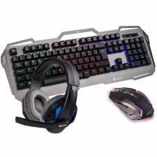 TECL+RAT USB NGS GBX-1500 PACK  TECLADO+RATON+AURICULARES